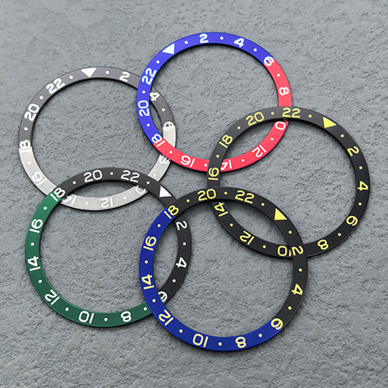 Reel Case - 38mm*31.5mm GMT Style Flat Bezel NH35