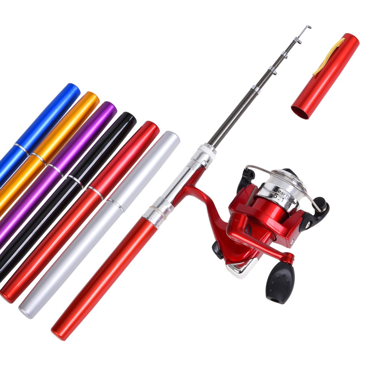 Mini Pen Shape Fishing Rod wit - Penn Reel Fierce ulasan dan harga